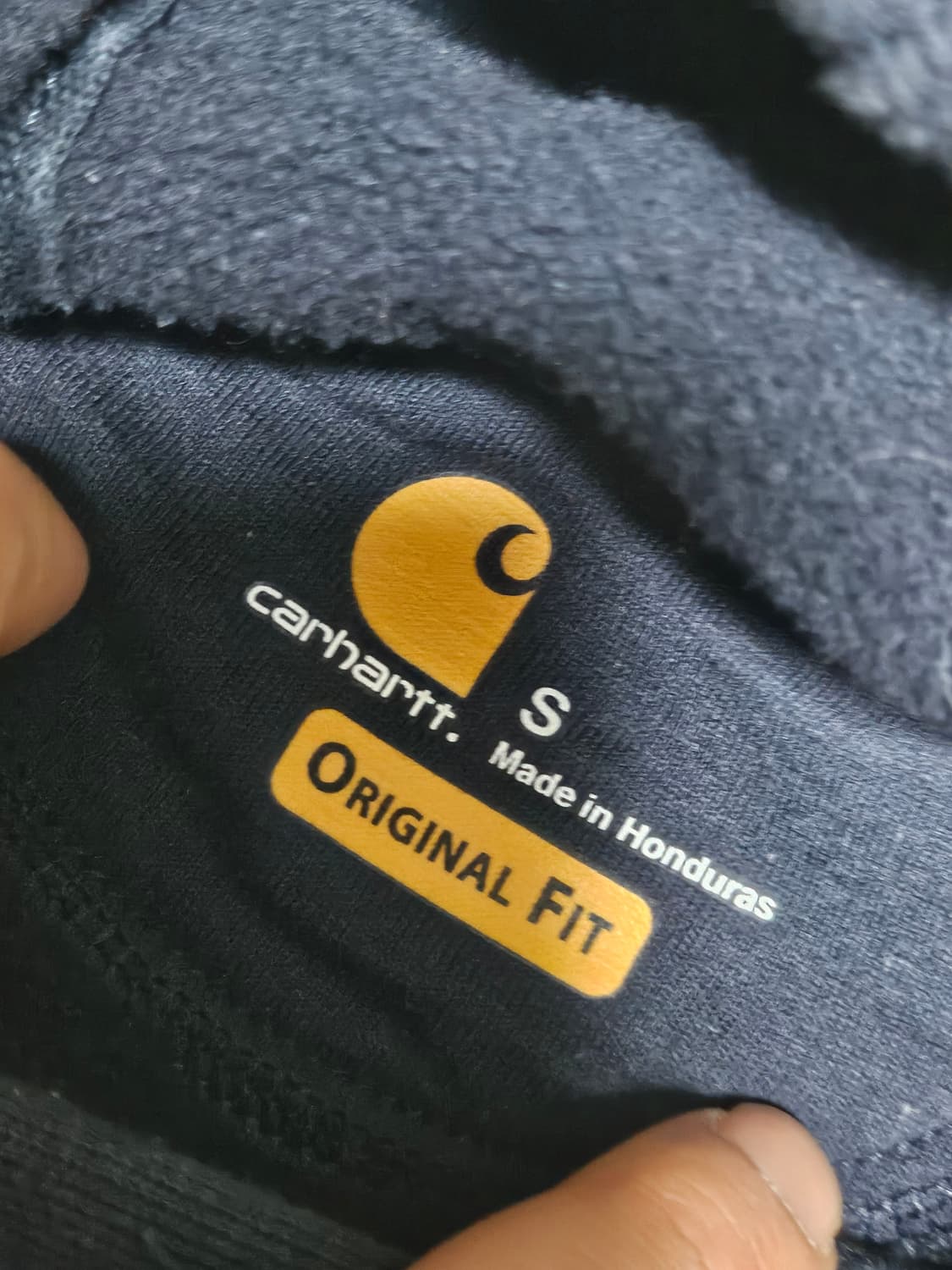 칼하트 후디 후드티 네이비 S 상품이미지3