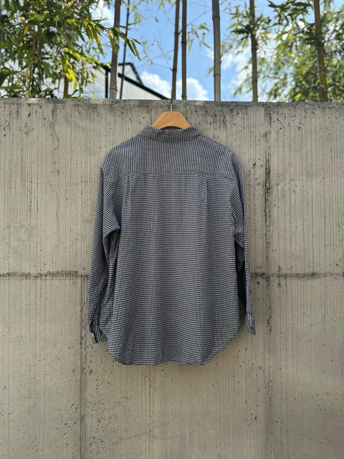 Japenese vintage 포켓 체크 셔츠 상품이미지2