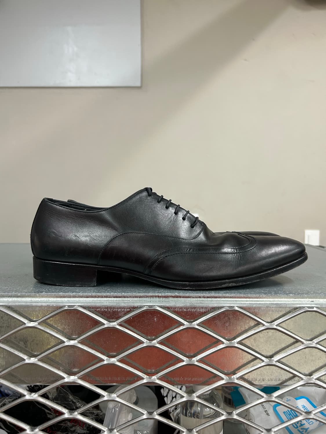 에르메네질도 제냐 레더 로퍼 블랙 uk11 상품이미지4