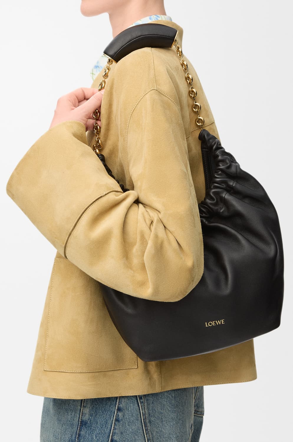 로에베 스퀴즈 스몰 블랙 백 상품이미지2