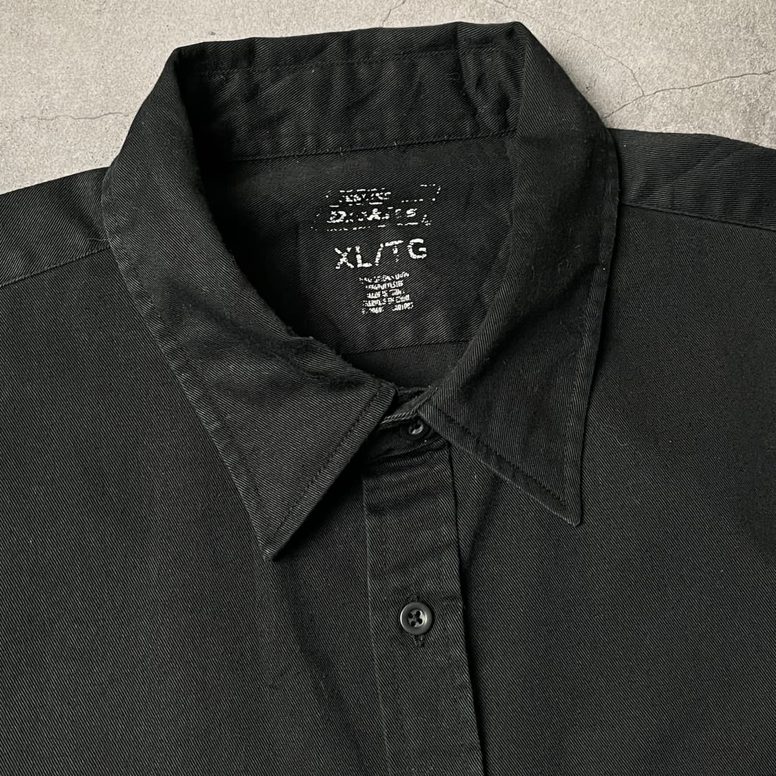 DICKIES 디키즈 빈티지 블랙 플랩포켓 반팔 워크 셔츠 A00968 상품이미지2