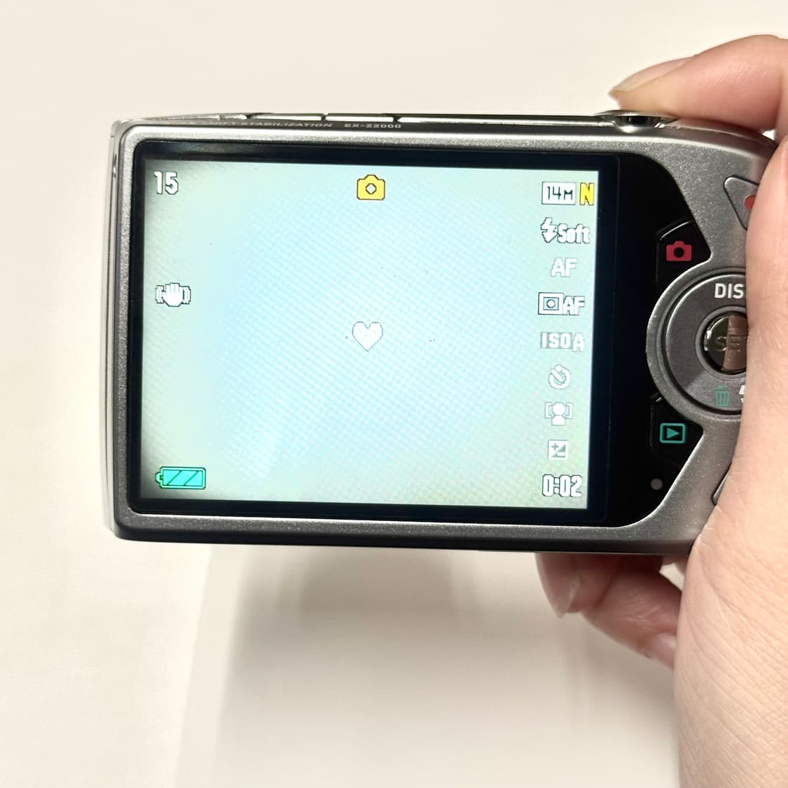 인물 메이크업모드)카시오 엑슬림 Z2000 실버💝Casio Exilim 상품이미지10