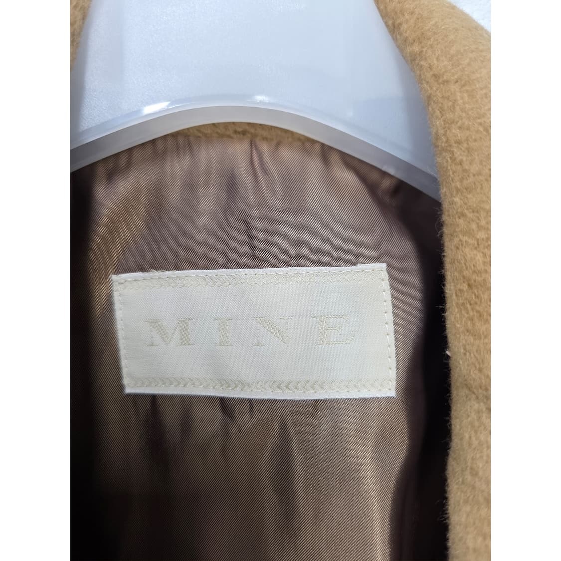 택포) 한섬 마인 MINE 여성 캐멜 코트M  상품이미지2