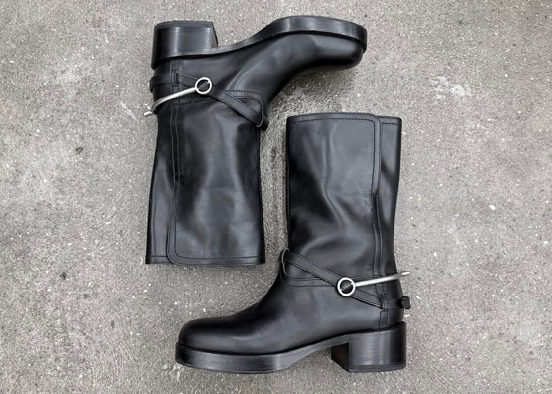 크리스찬 디올 레더 바이커 부츠 상품이미지2