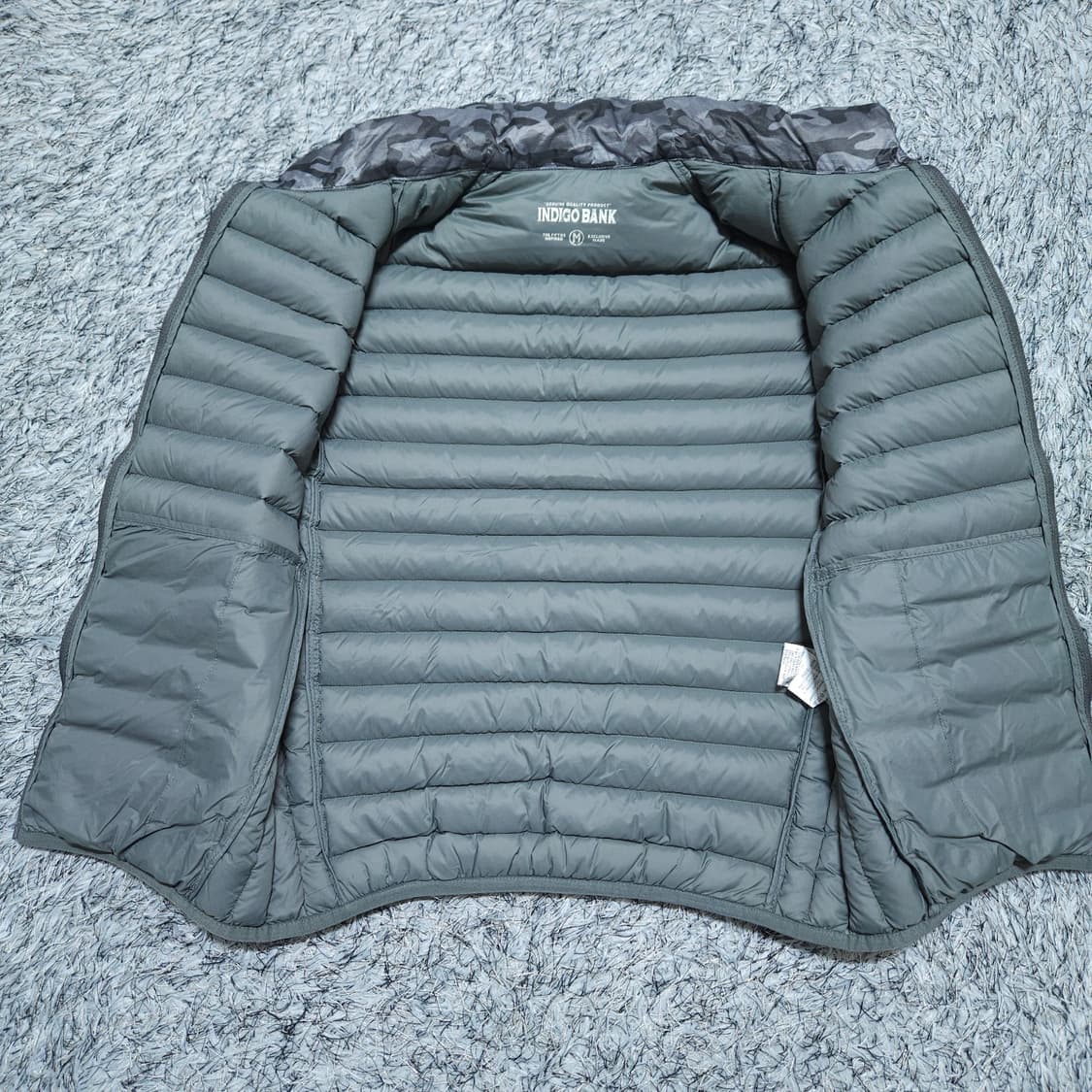 인디고뱅크) M 남자 거위털 경량패딩조끼 / 왕눈이샵 상품이미지7