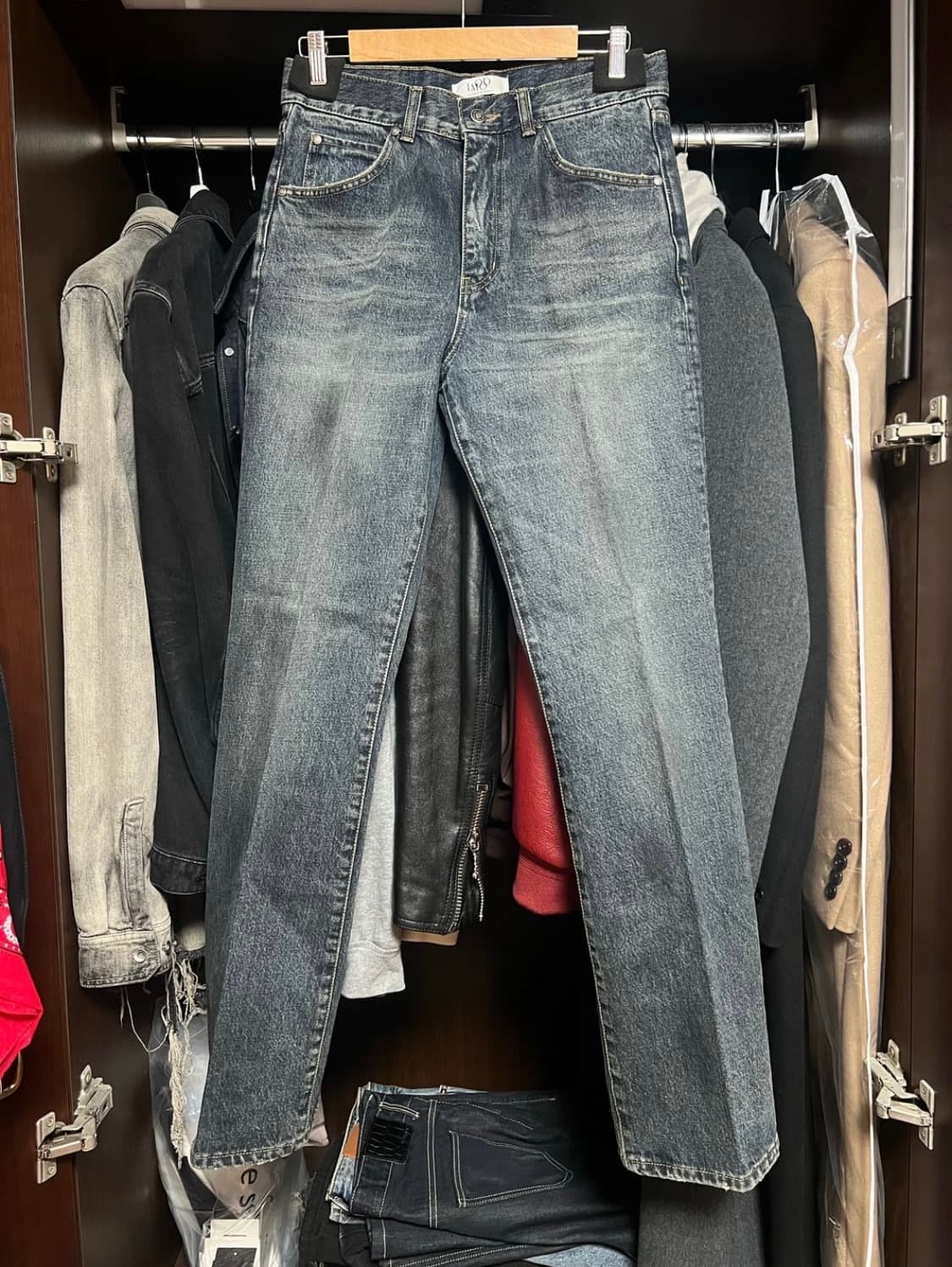 엘무드 레이 플레어 데님 그레이시블루(44) 상품이미지1