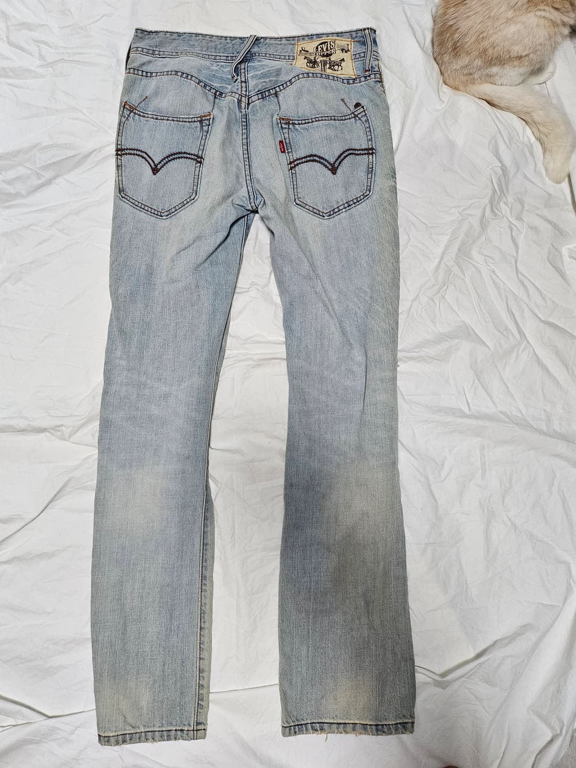 리바이스 쿠퍼스 데미지 워싱 데님 팬츠 28-29 상품이미지2