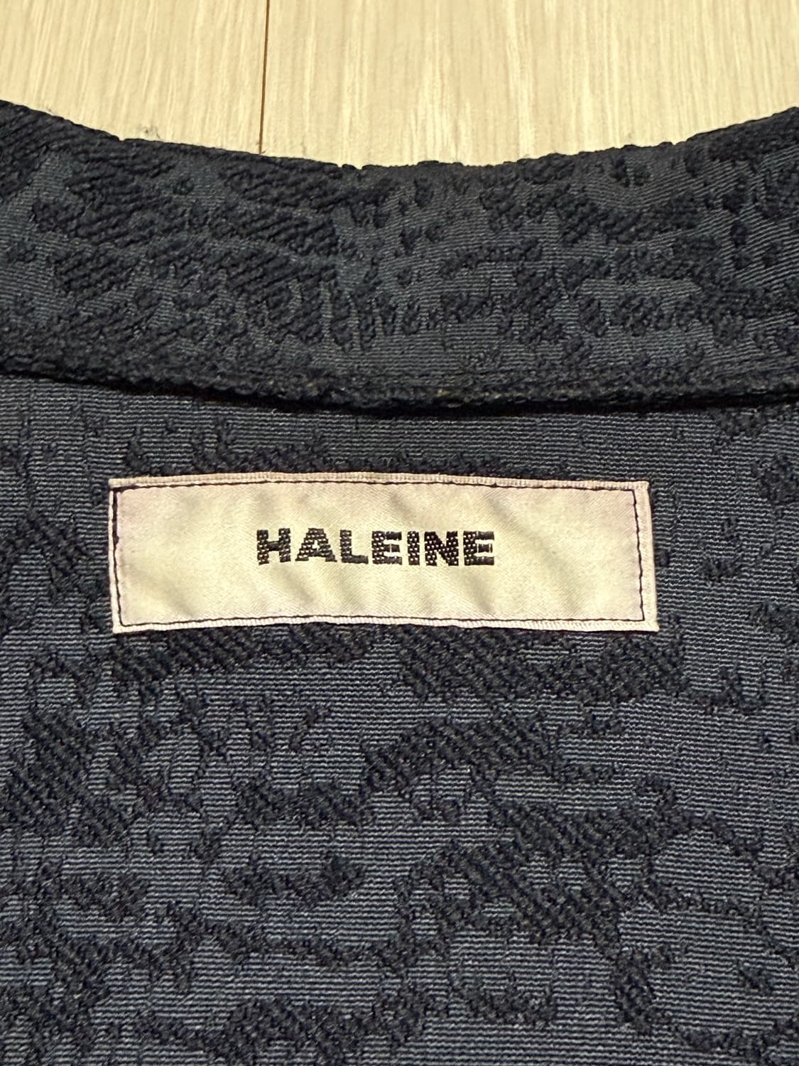 HALEINE 타이거자카드 블루종 네이비 상품이미지3