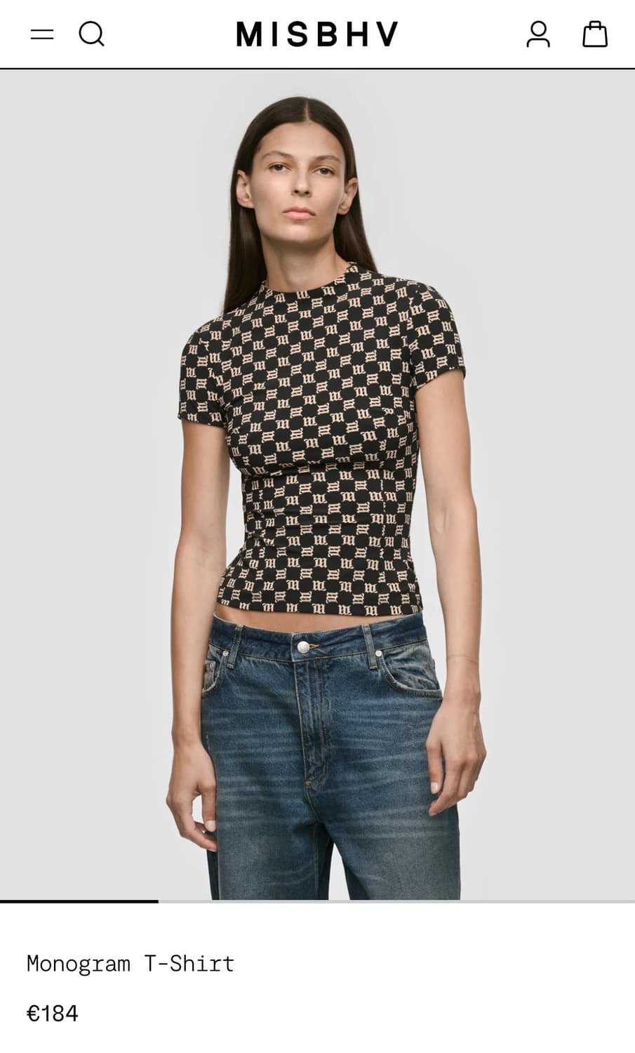 MISBHV(미스비헤이브) 모노그램 티셔츠 상품이미지8