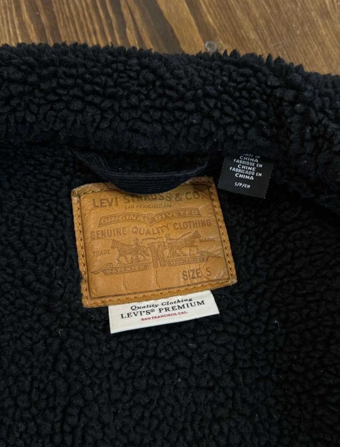 리바이스 프리미엄 코듀로이 쉐르파 자켓 S사이즈 상품이미지4