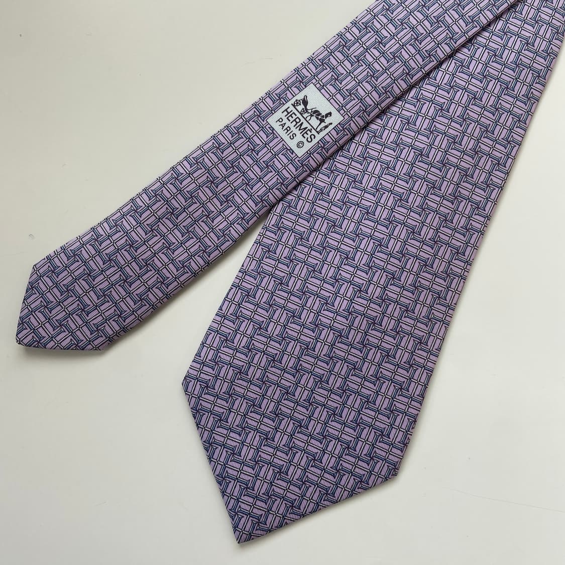 에르메스(HERMES) H모노그램 명품 정품 넥타이 상품이미지1