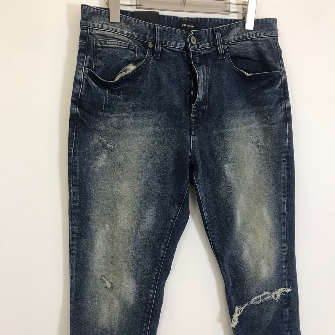 버커루 새상품 워시드 스판청바지 택가 19만원 [32인치] 상품이미지2