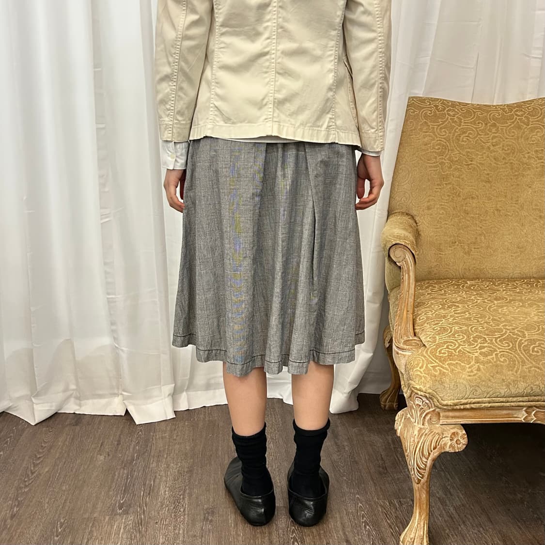 꼼 데 가르송 트리콧 ad2003 스트랩 스커트 상품이미지3