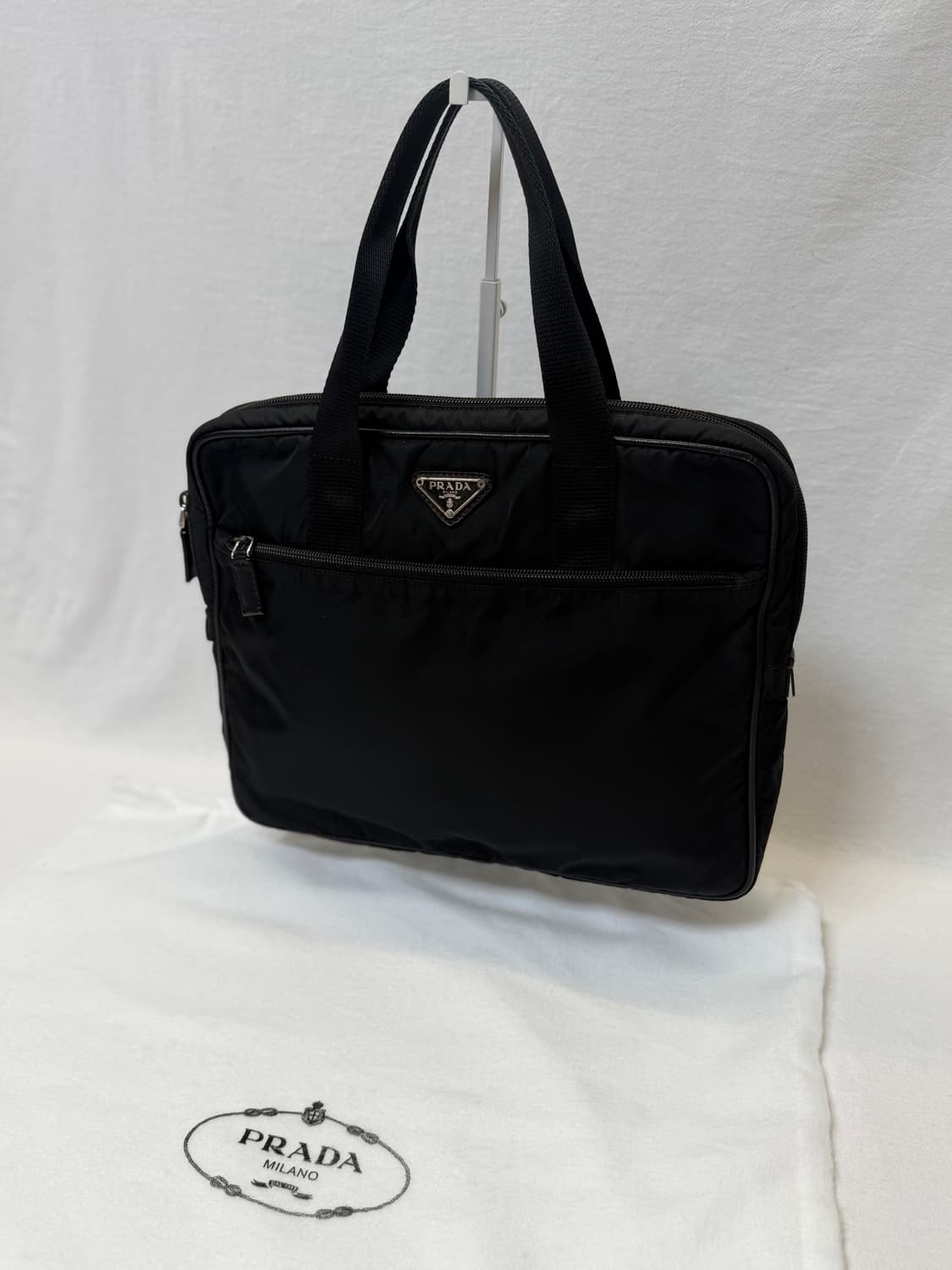 정품 프라다 포코노 나일론 블랙 서류가방 토트백 비지니스가방 상품이미지2