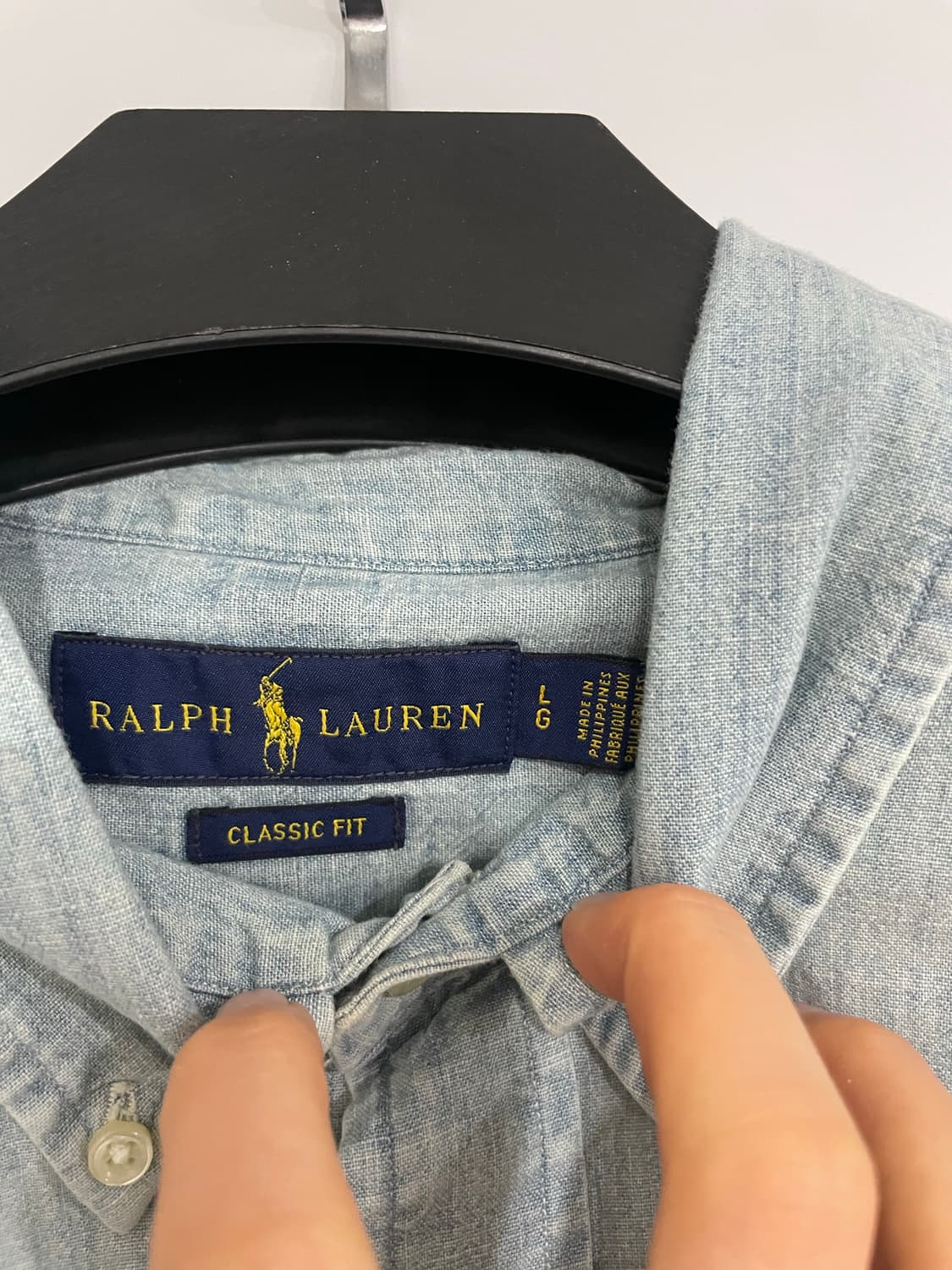 폴로 랄프로렌 데님 셔츠 L 상품이미지4