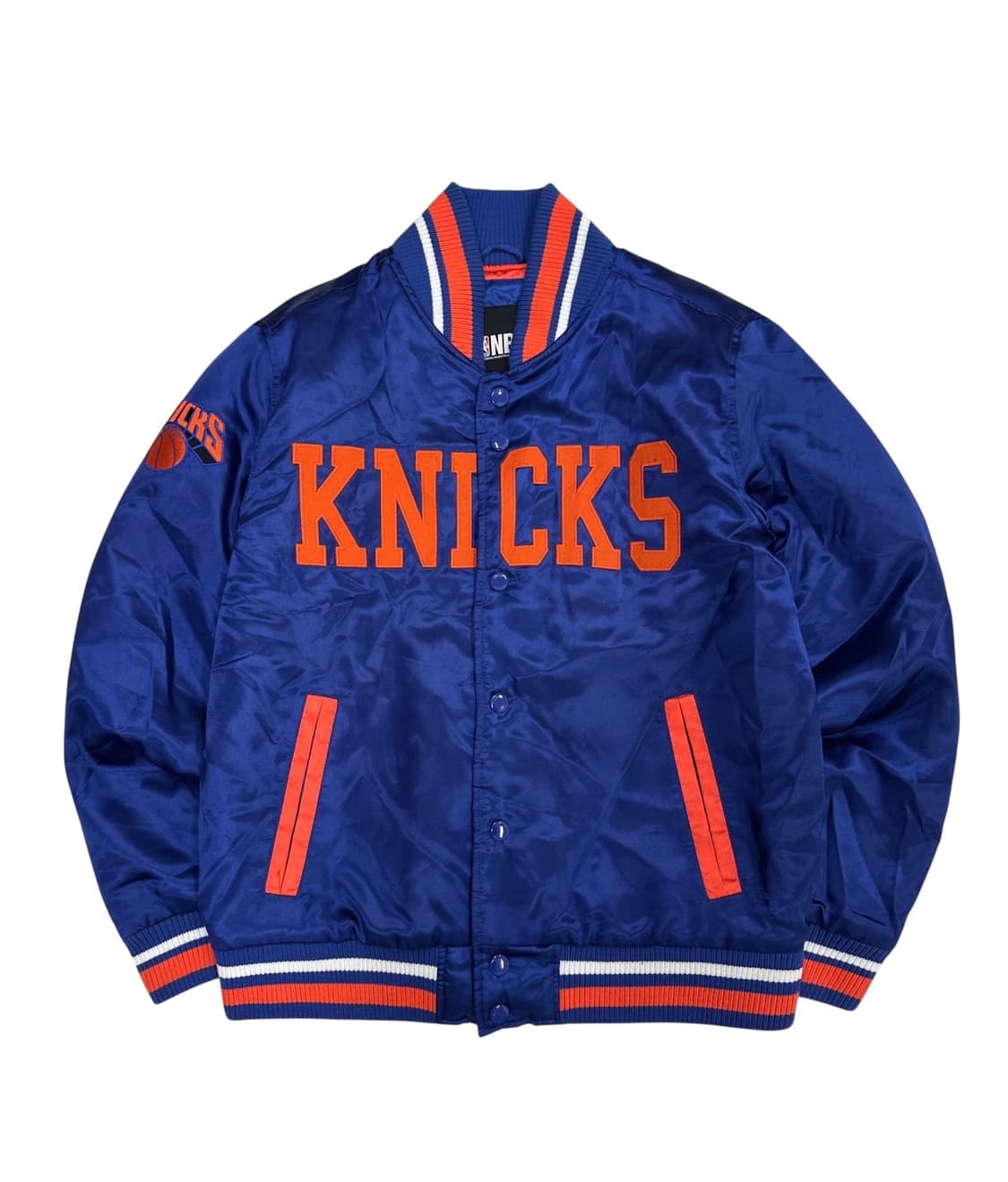 NBA 뉴욕닉스 누빔 바시티자켓 블루 (L) 상품이미지1