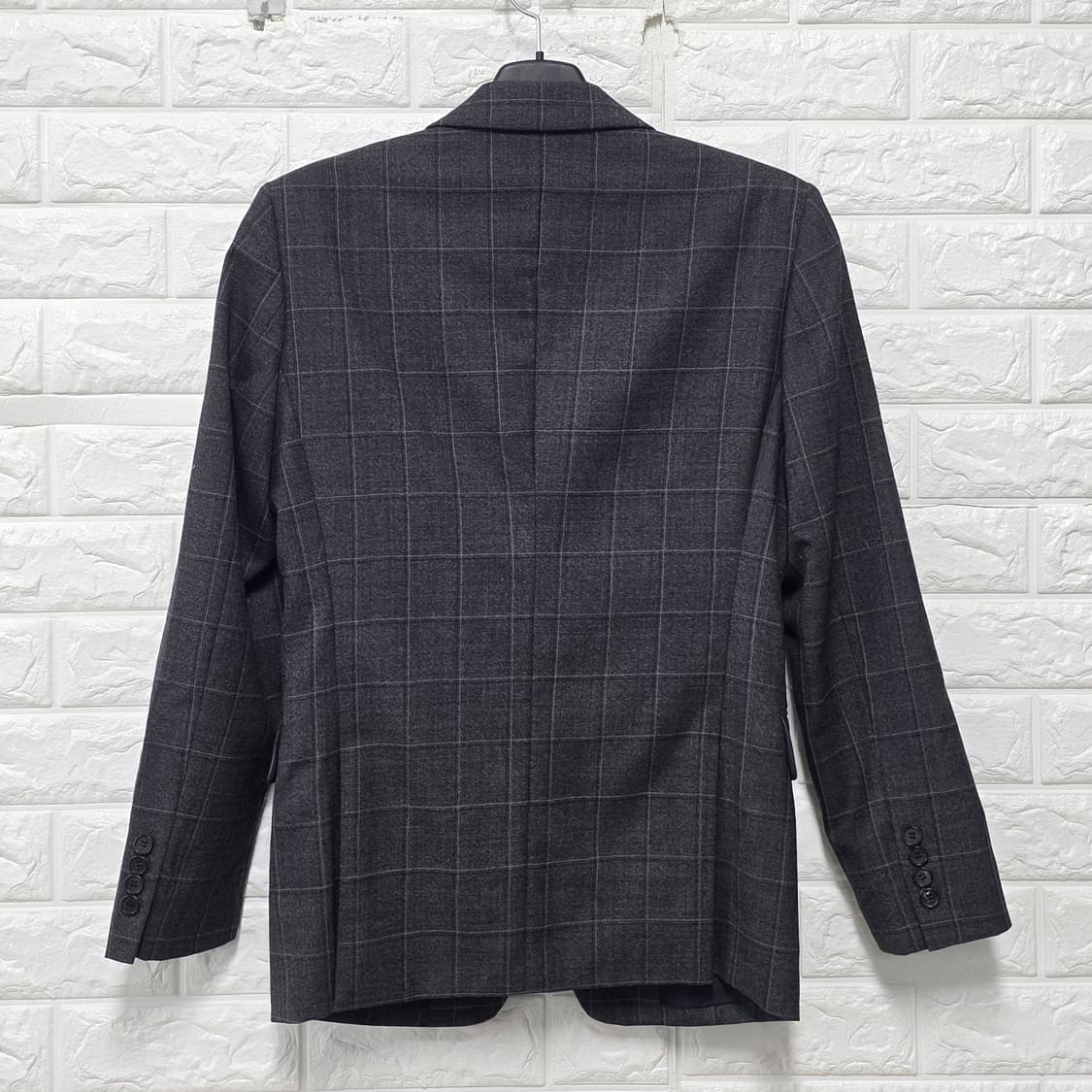 송지오 체크 블레이저 자켓 M 상품이미지4