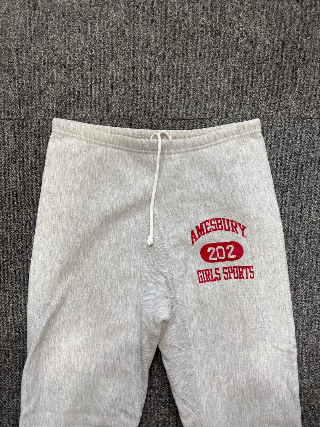 90s USA 챔피온 멜란지 그레이 스웻 팬츠 M 상품이미지4