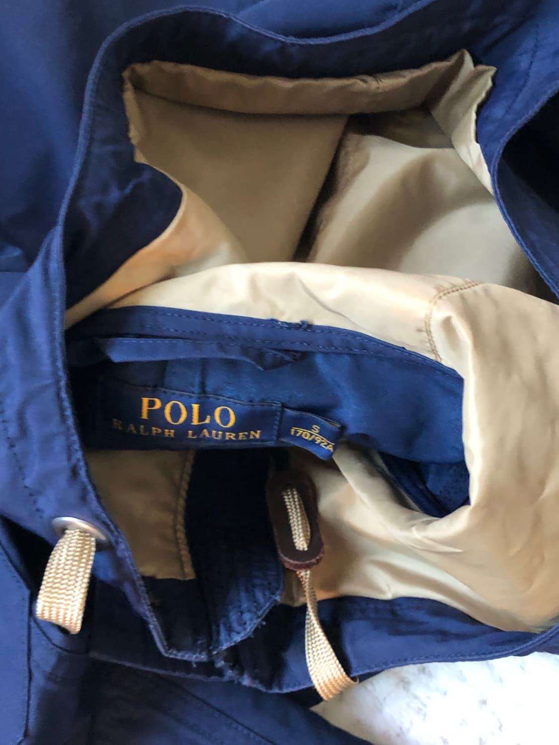 폴로 랄프로렌 빈티지 후드 자켓 마린 블루 상품이미지7