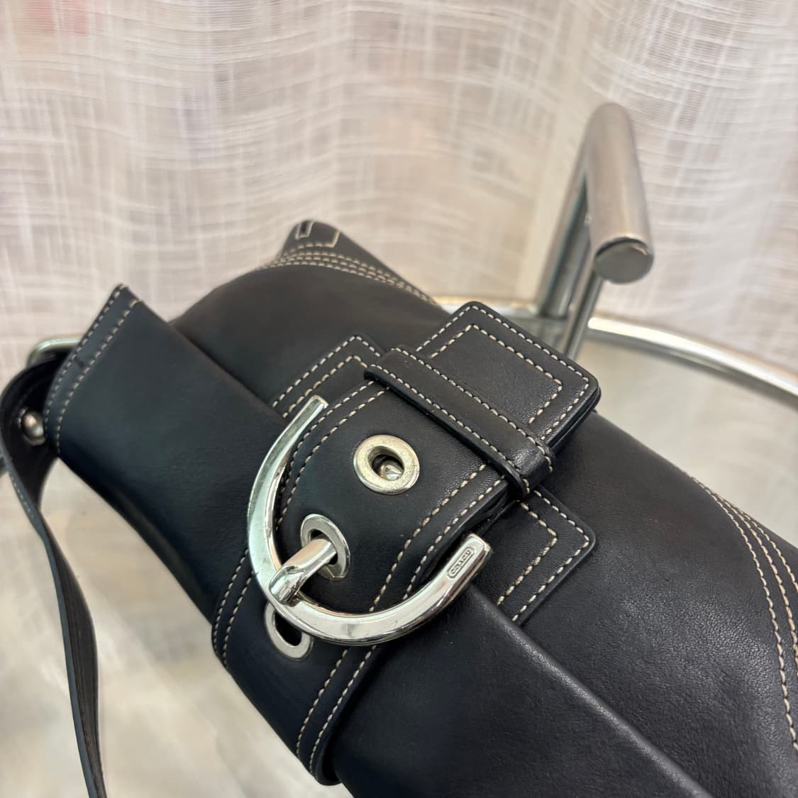 정품 코치 버클 숄더백     상품이미지7