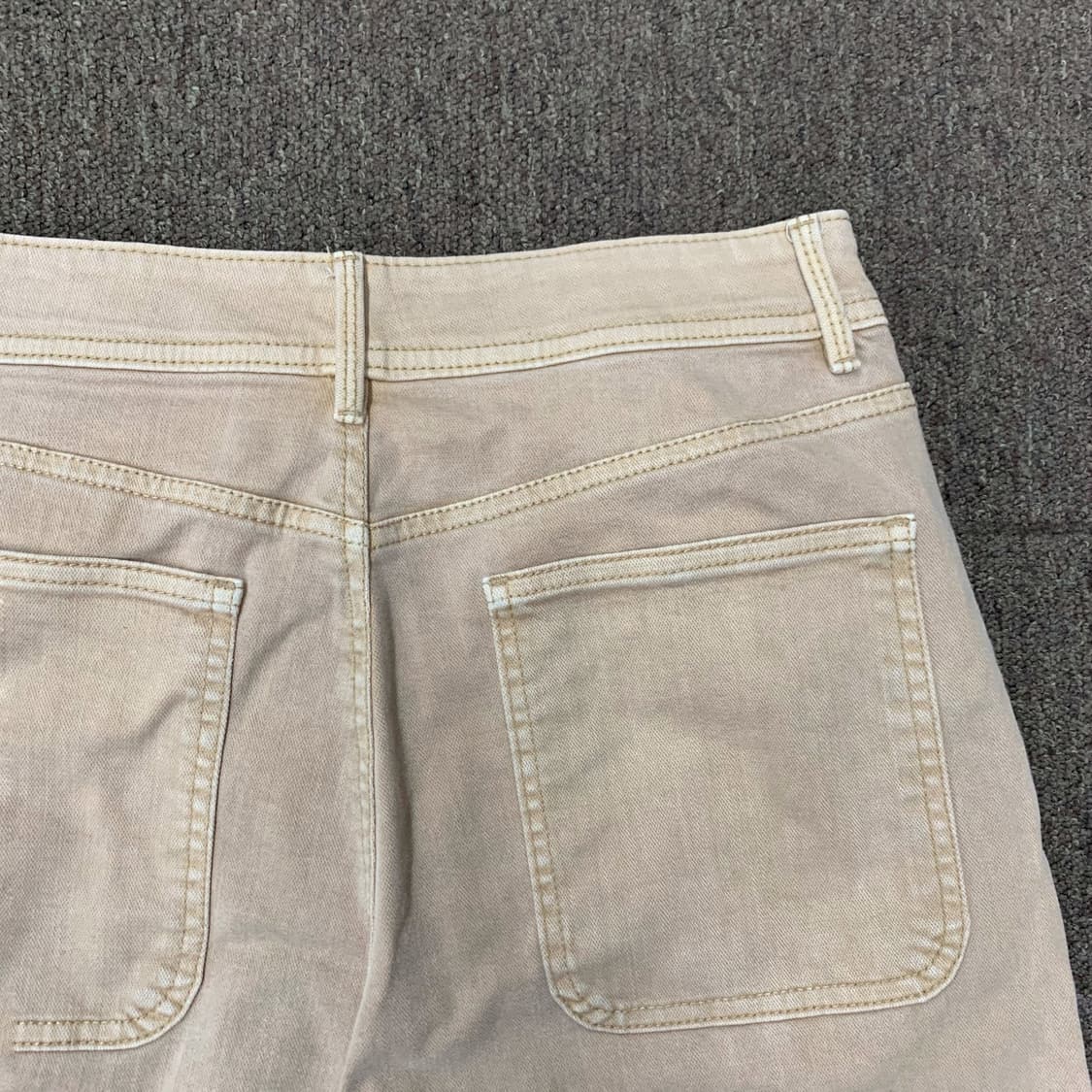 [28] GAP 배럴 카키 하이라이즈 가먼트다잉 코튼팬츠 상품이미지1