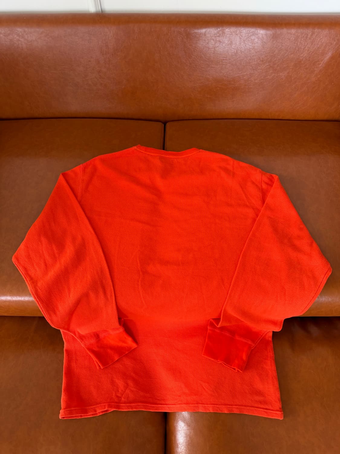 폴로 와플 롱슬리브 오렌지 상품이미지8