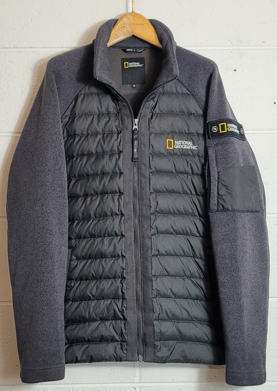 내셔널지오그래픽 구스다운(거위털) 니트패딩자켓 판매 상품이미지2