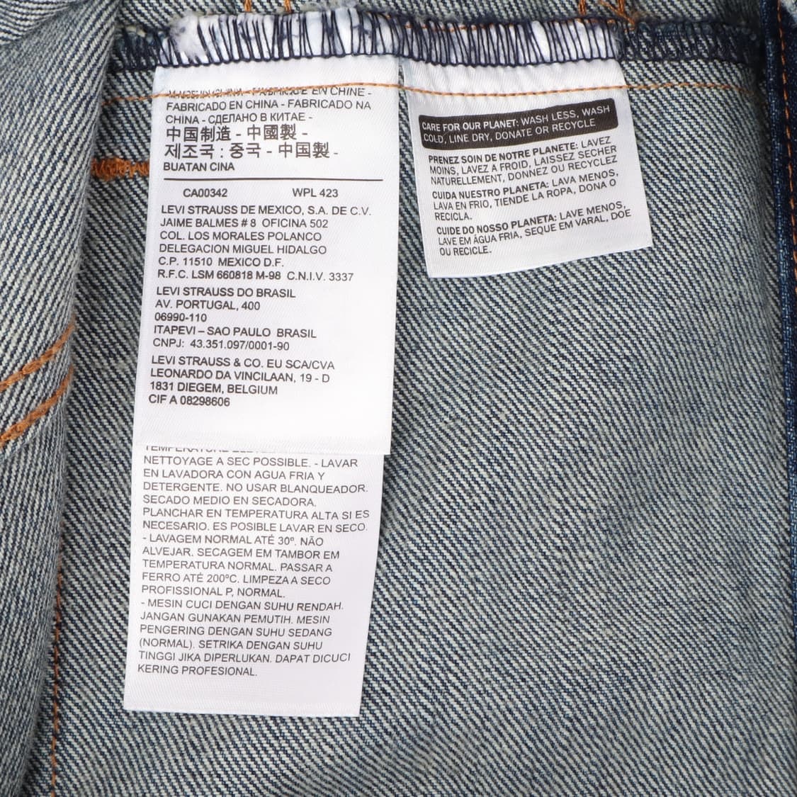 리바이스 워시드 3rd 트러커 데님자켓 상품이미지8