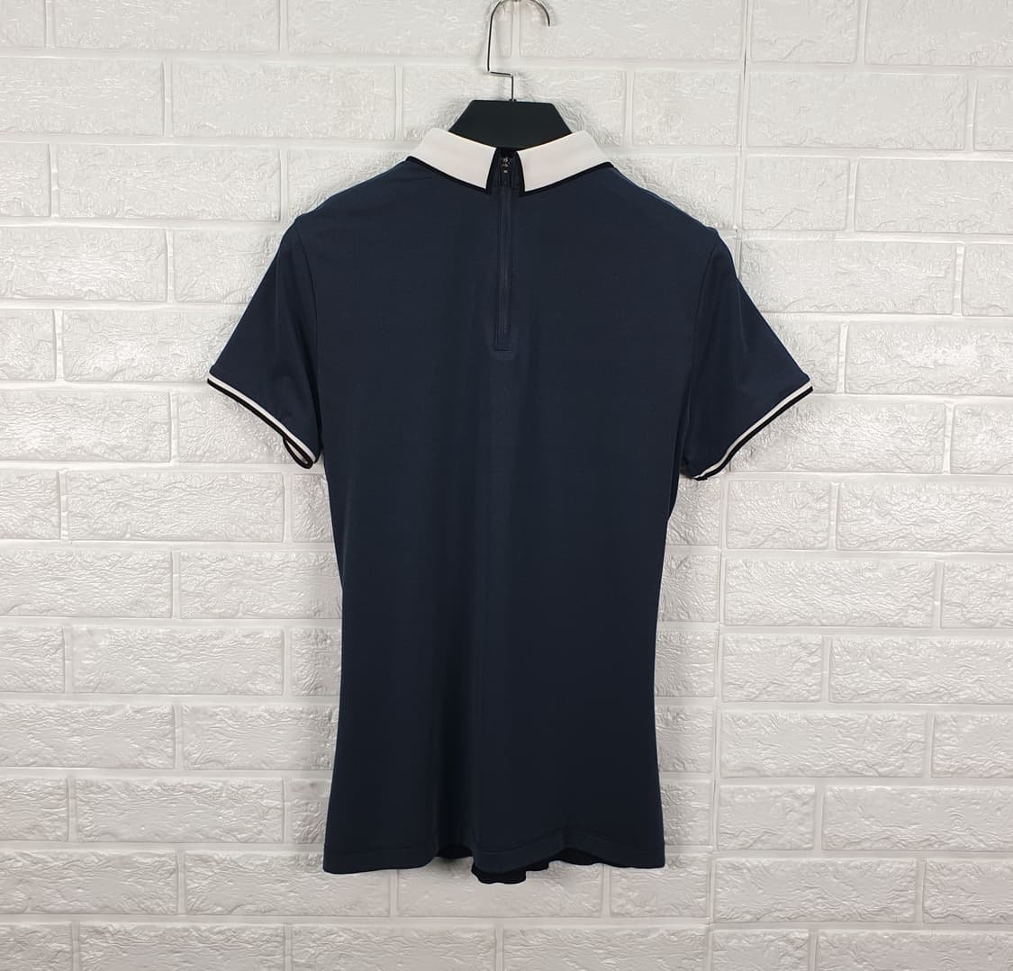 [90]풋조이 기능성 배색 스트라이프 반팔 카라티 상품이미지3