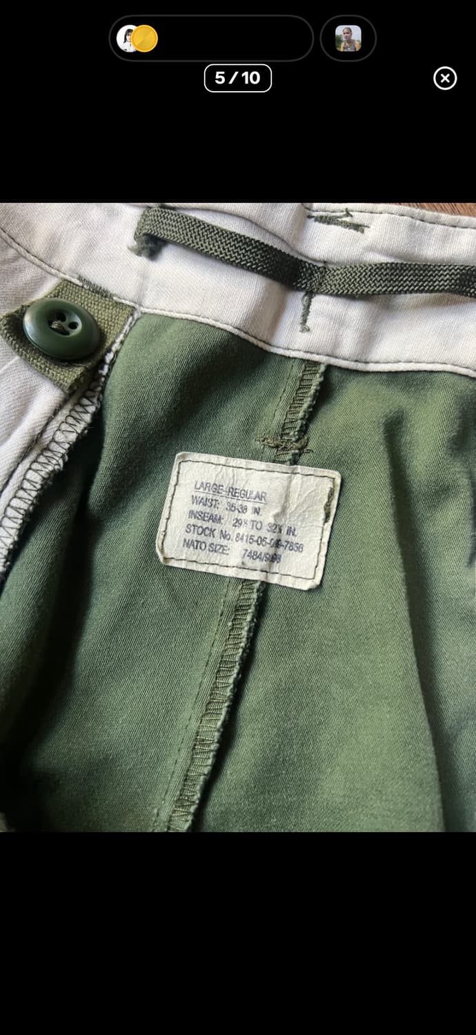 [L/R] 70’s U.S ARMY TYPE M65 필드팬츠 상품이미지5