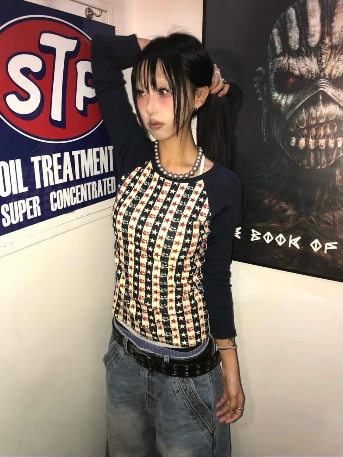 Hysteric Glamour Skull & Star Pattern 상품이미지4