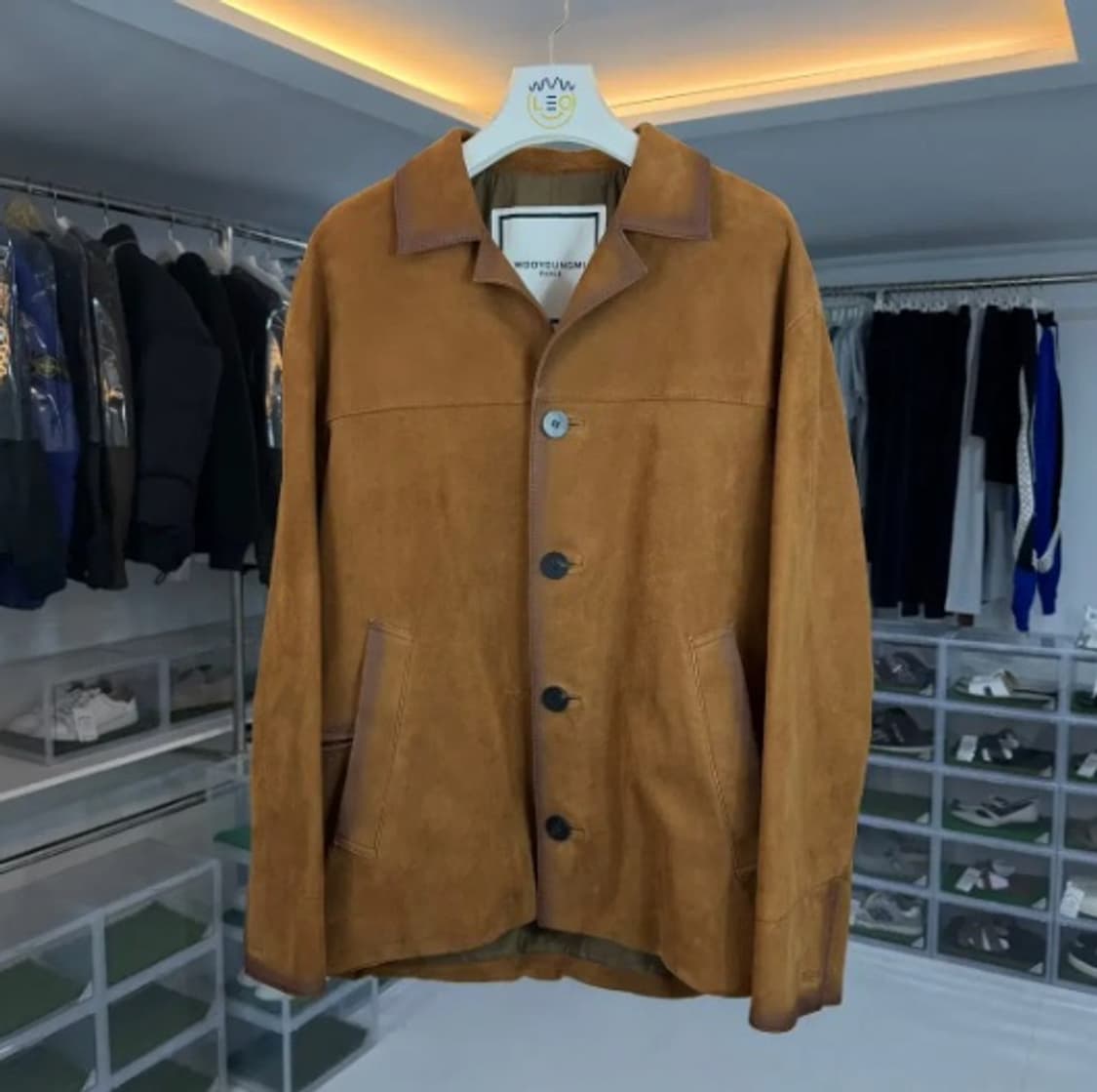 [정품] 우영미 24FW 고트 스웨이드 자켓 고트스킨 상품이미지1