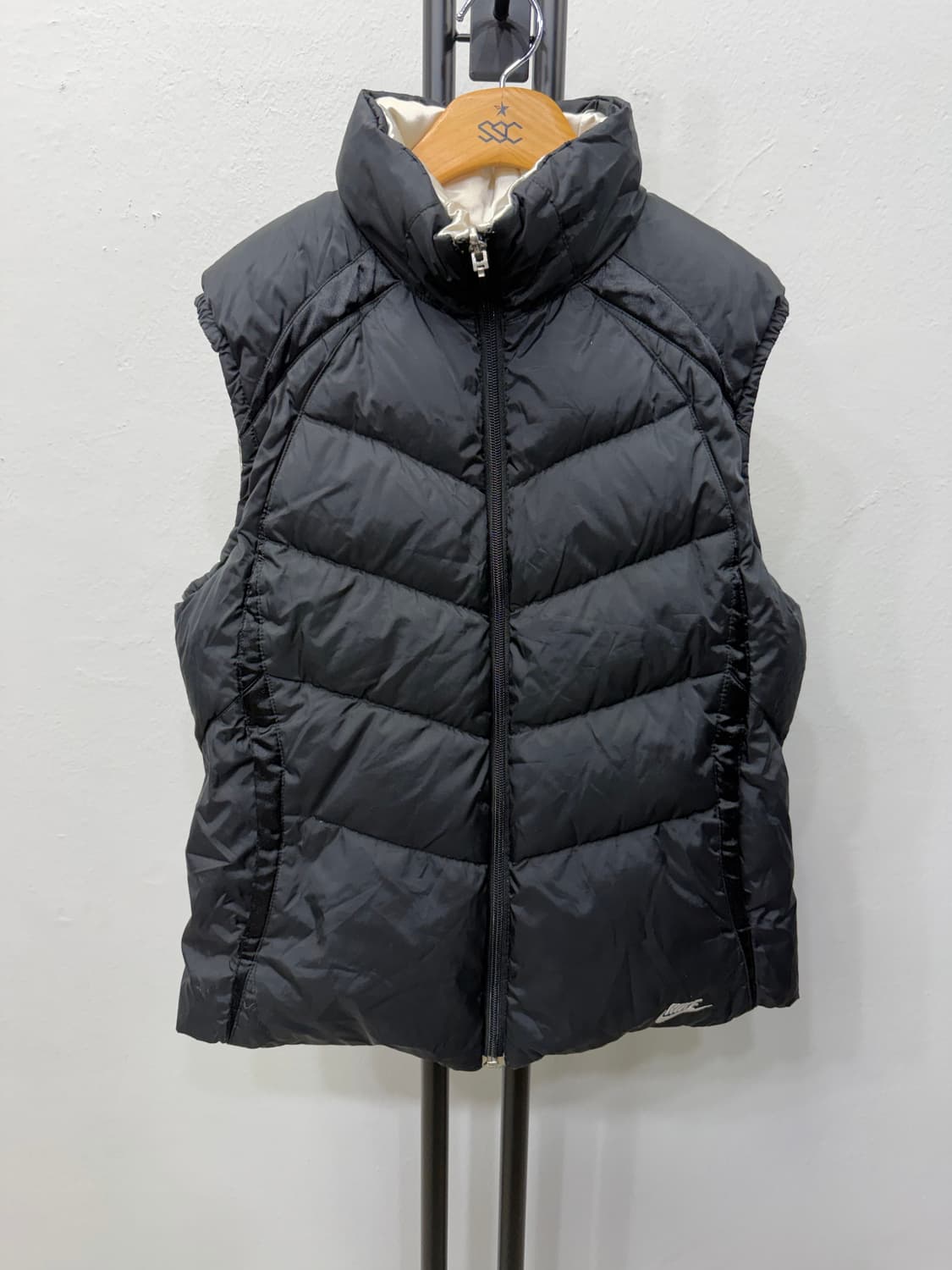 정품) 나이키 여성 리버시블 양면 패딩 조끼 XL 상품이미지1