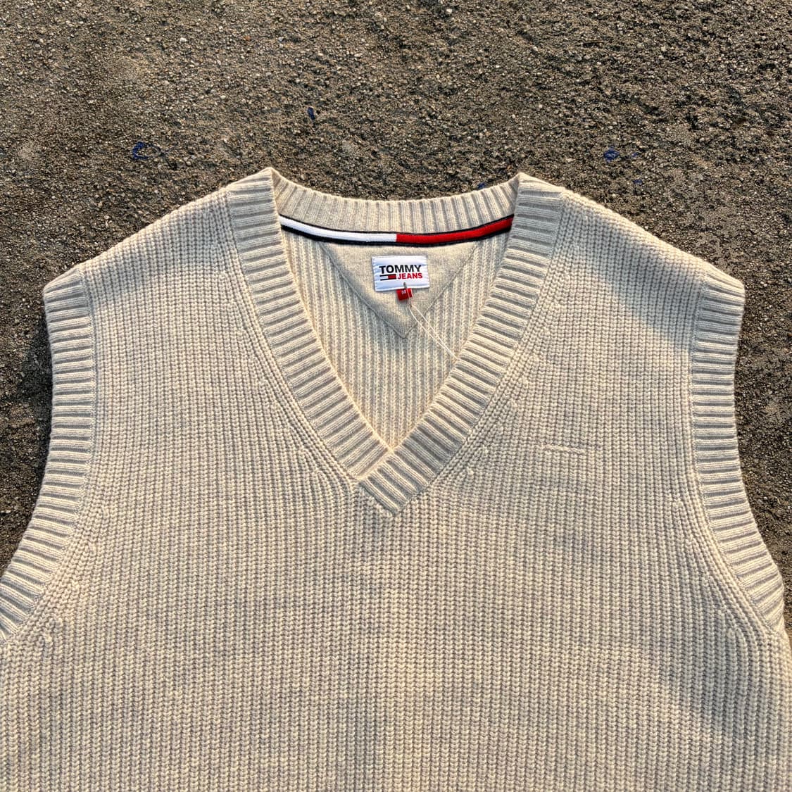 타미힐피거 진스 빈티지 니트조끼 M 상품이미지2