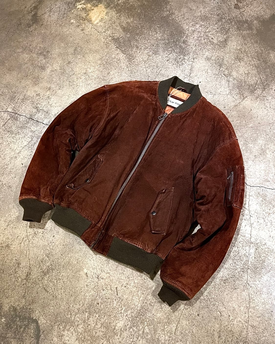 스웨이드 블루종 타입 자켓 (B5109) 상품이미지2