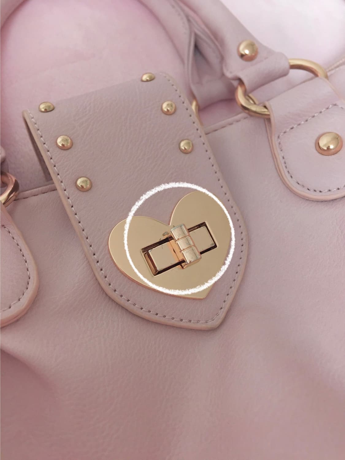 히메갸루 연핑크 하트 리본 토트백 크로스백 리즈리사 트랄라라 디어리 상품이미지6