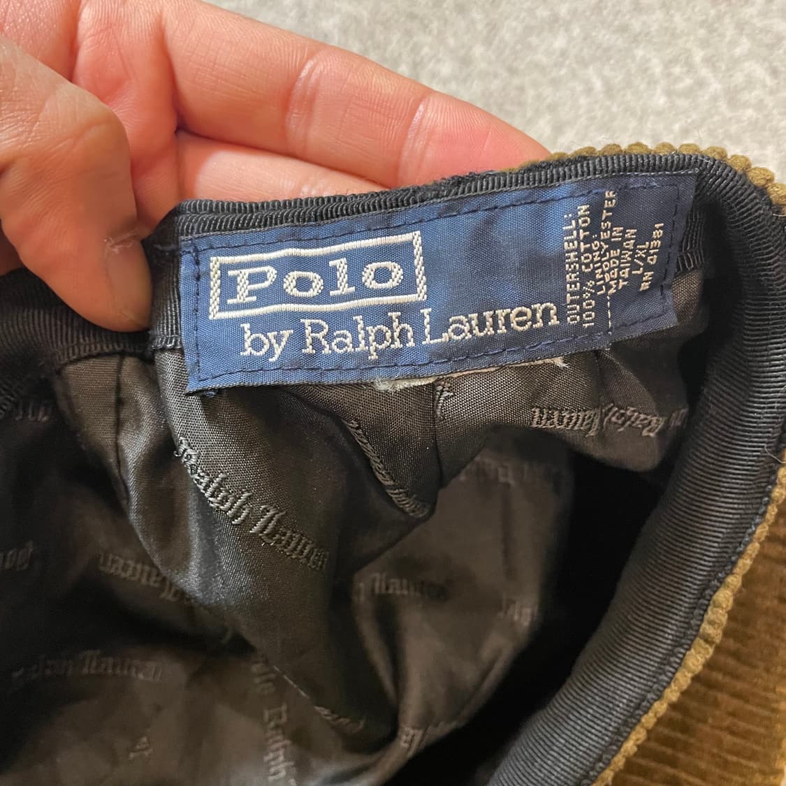 폴로 코듀로이 헌팅캡 상품이미지3