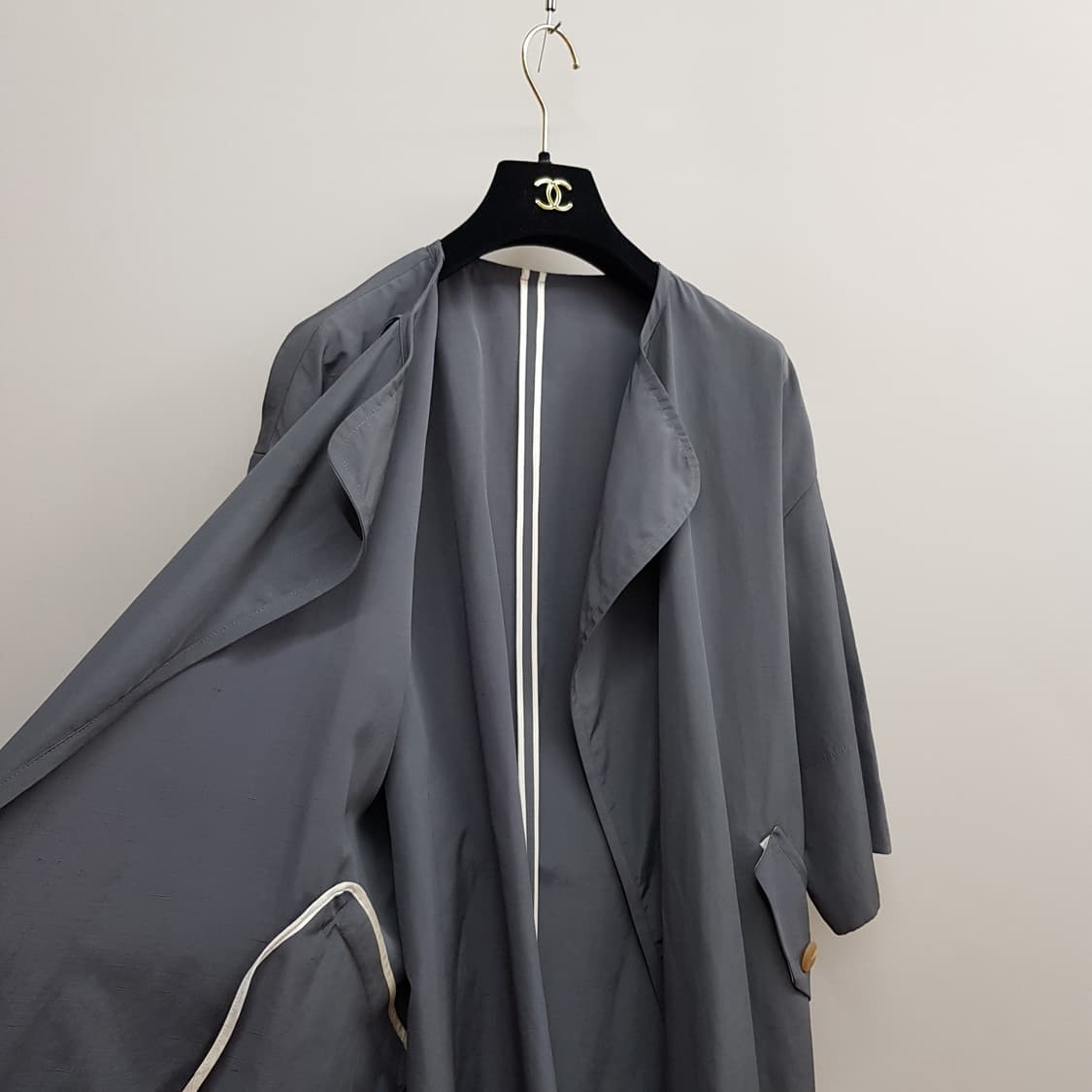 르베이지 LEBEIGE 노카라 벨티드 코트 91-97-160사이즈 상품이미지5