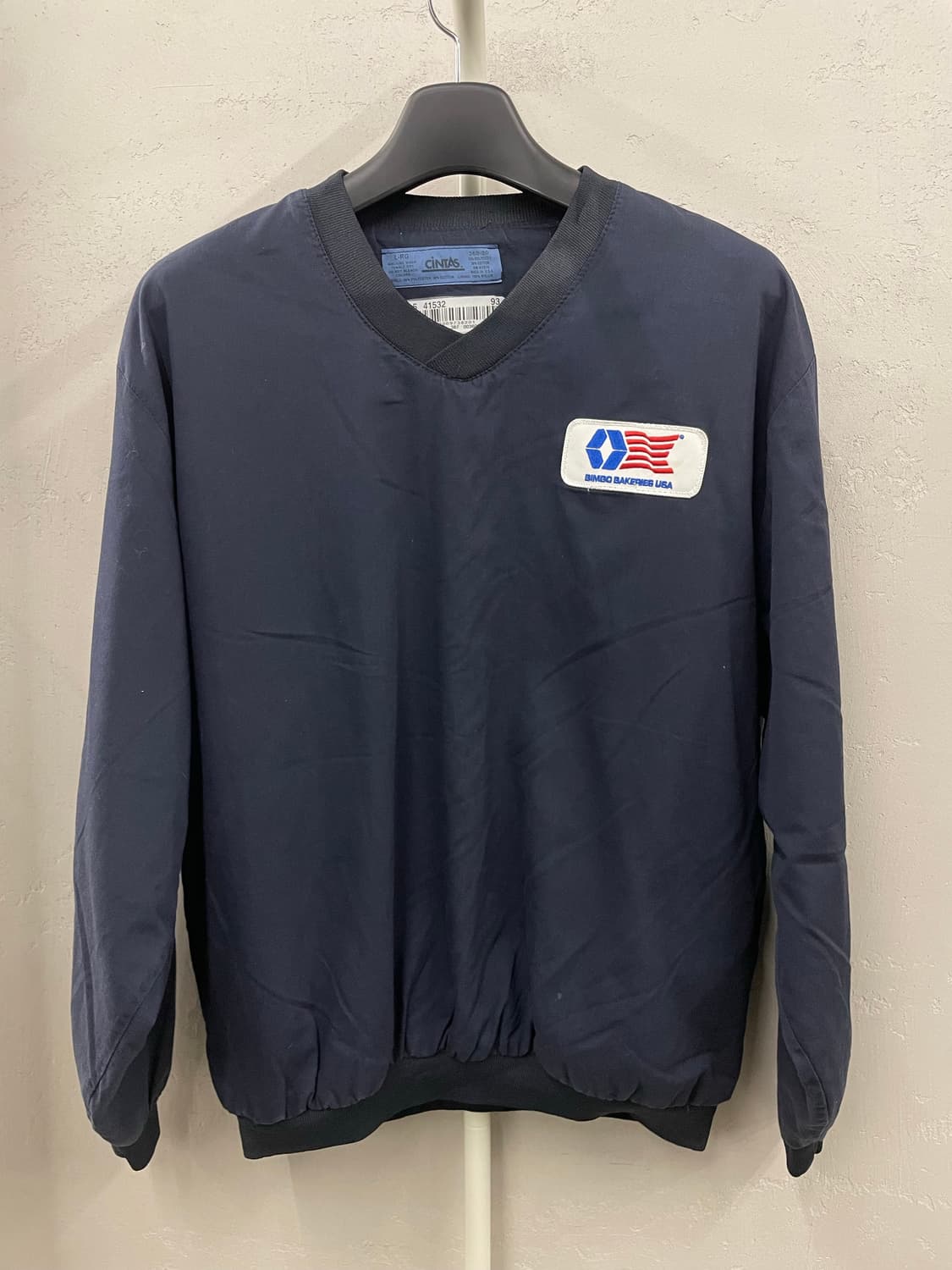 신타스 나일론 브이넥 네이비 상품이미지2