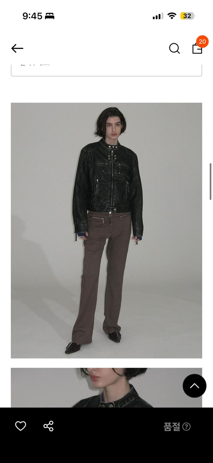 파르티멘토 우먼 WASHED LEATHER BIKER JACKET_BLA 상품이미지6