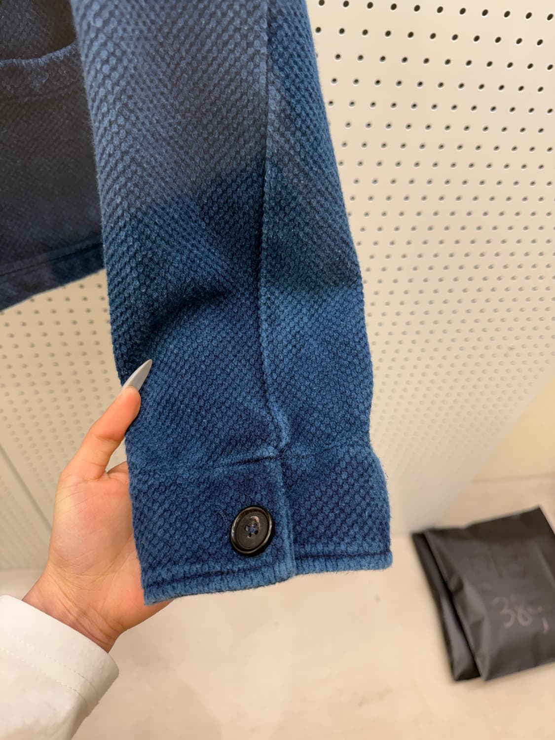 어센틱 핸드크래프트 워크 자켓 네이비 U897 상품이미지5