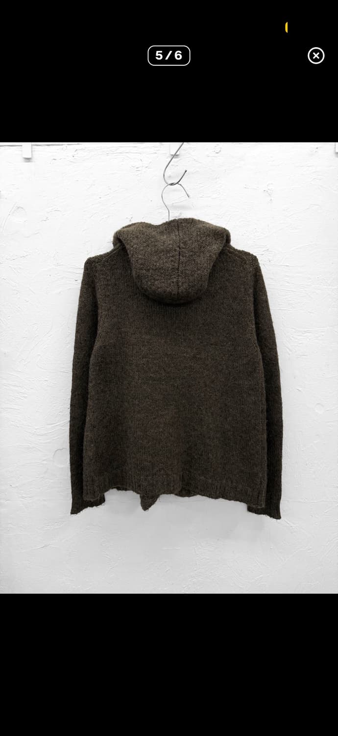 chime 모헤어 니트 후드 가디건 상품이미지5