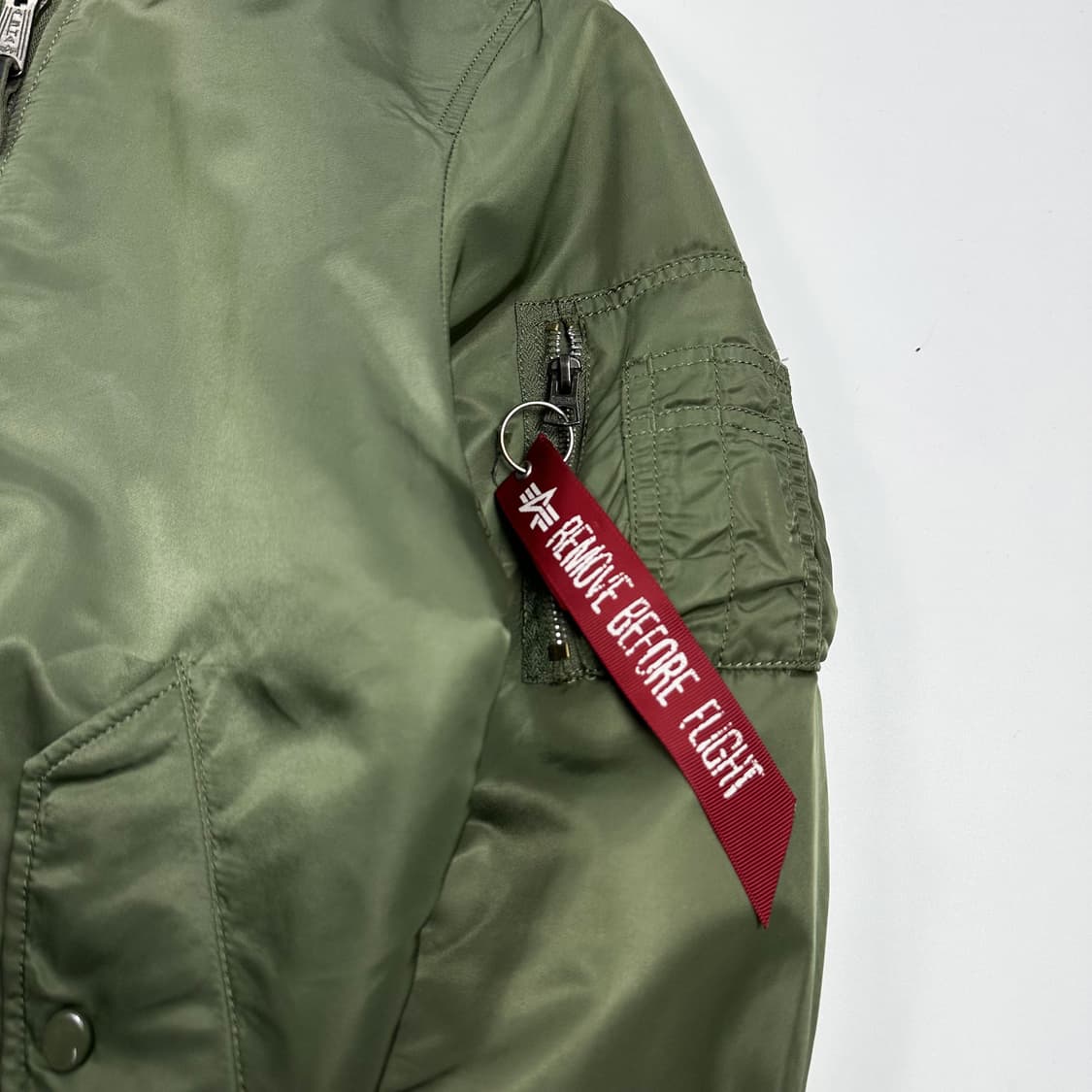 알파인더스트리 ma1 카키 블루종 항공점퍼 (XS 여성추천) 상품이미지3