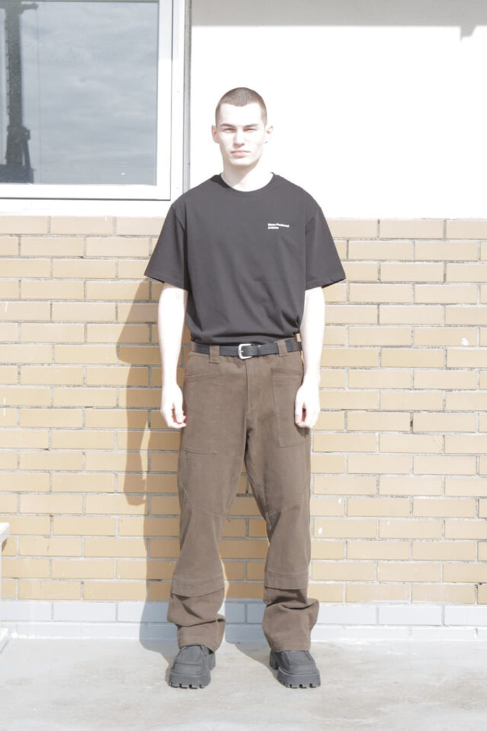 플라스틱프로덕트 MPa 웨이브 지퍼 팬츠 브라운 s사이즈 상품이미지2