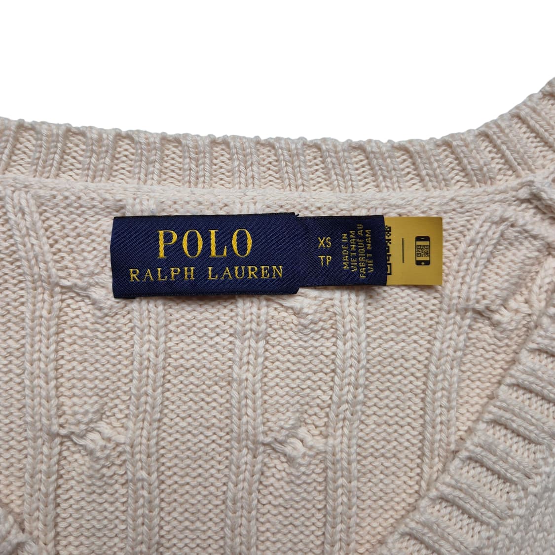 [XS] 폴로 랄프로렌 V넥 케이블 니트 상품이미지6