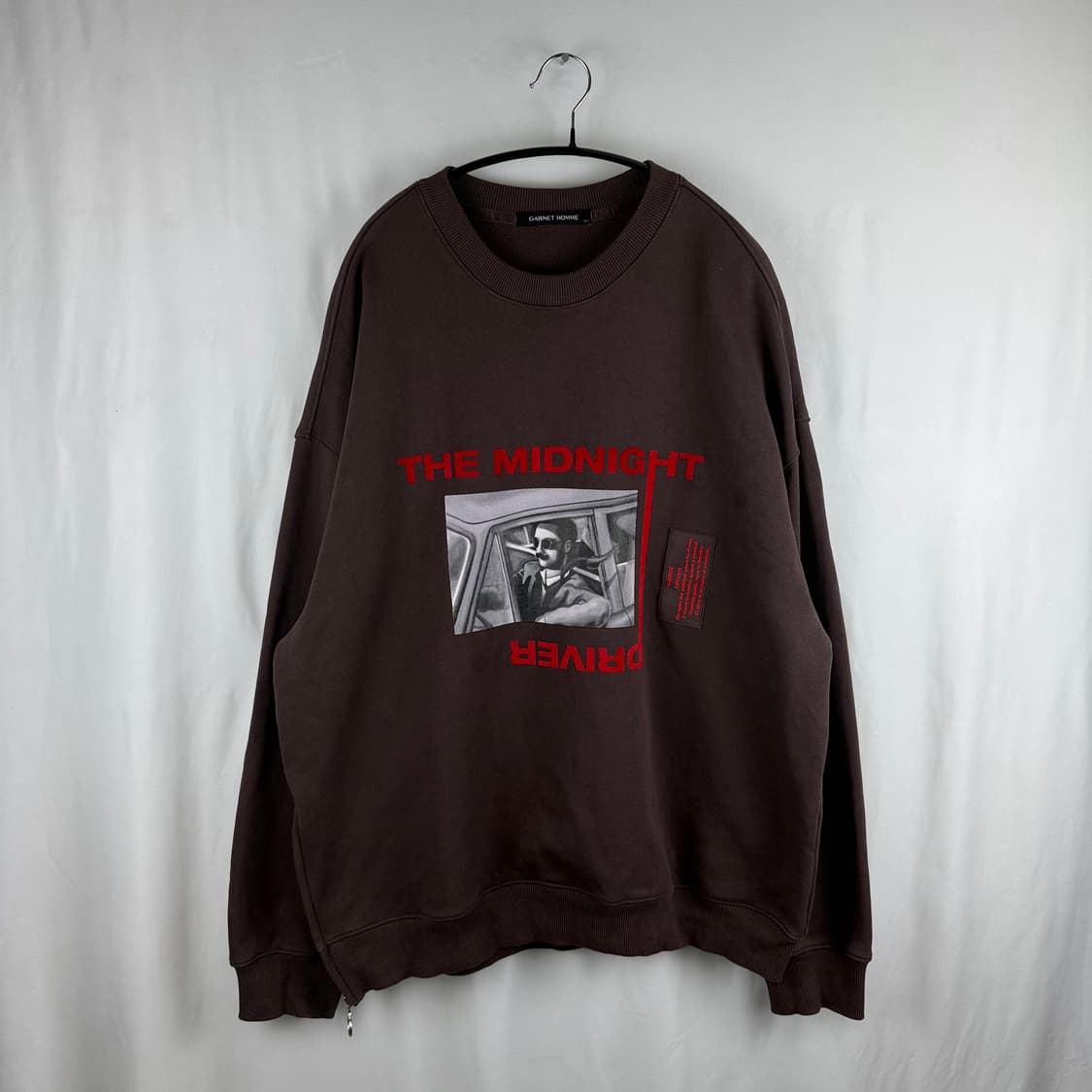 105) 가넷옴므 Jeroz 콜라보 스웨트 맨투맨 상품이미지2