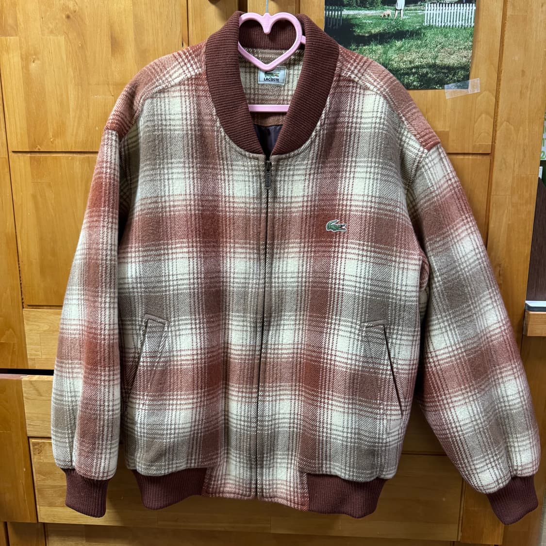 온딧 빈티지 라코스테 봄버자켓 상품이미지2