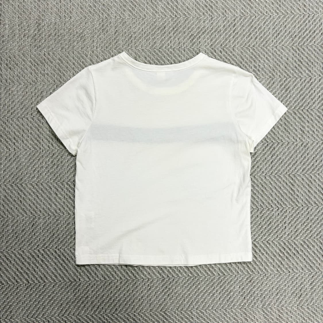 (F)미뗑킴 커티드 크롭 반팔티 상품이미지2