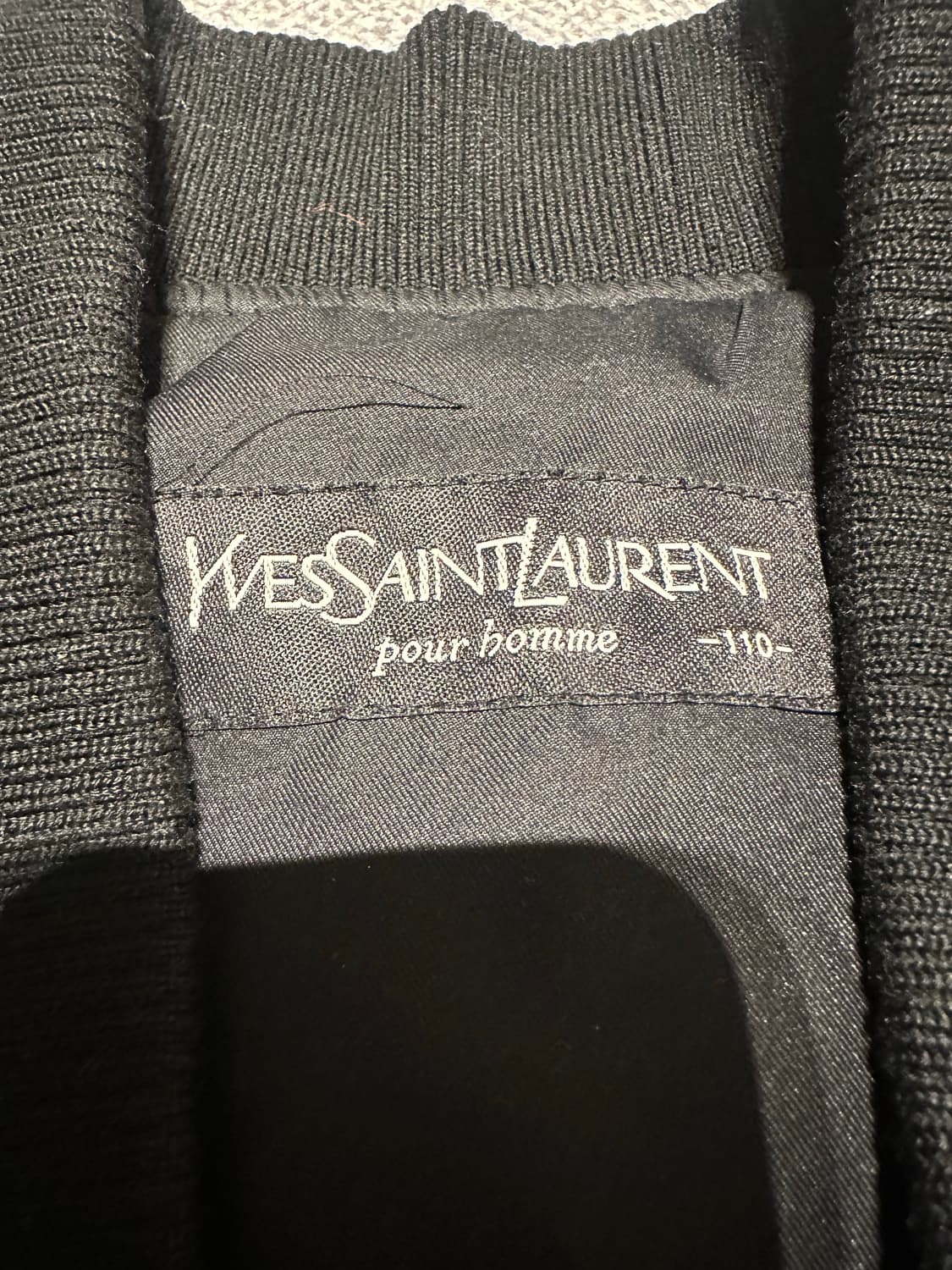 90s YSL 입생로랑 패딩 조끼 블랙 110 상품이미지3