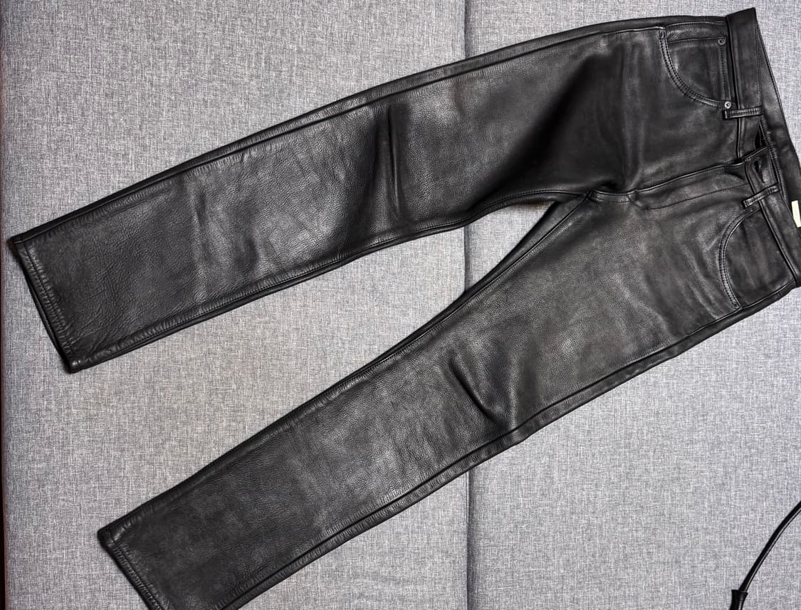 Comoli oiled cow hide skin 5p pants 상품이미지2